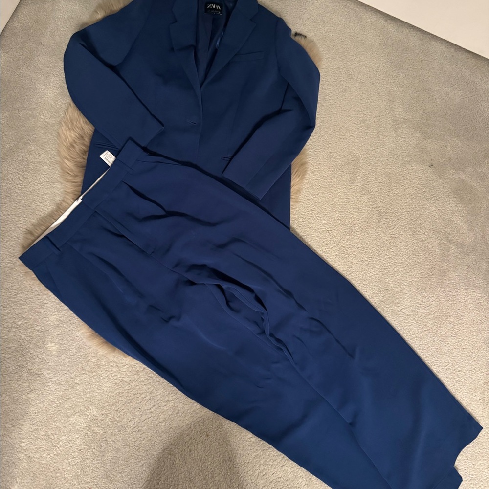 Zara navy Pantsuit